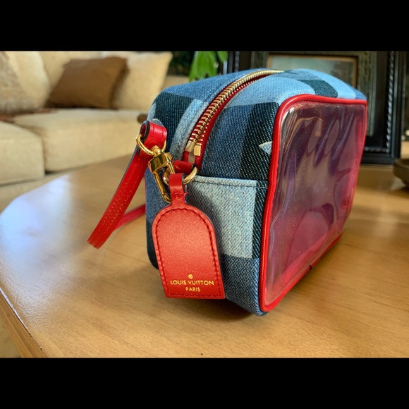 Louis Vuitton Denim Beach Pouch - Picture 2 of 7